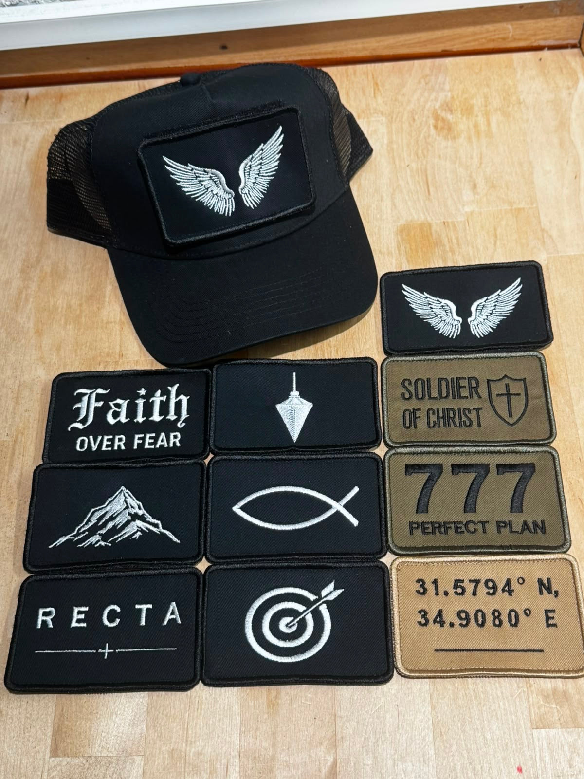 Project 001 Velcro Cap – Black