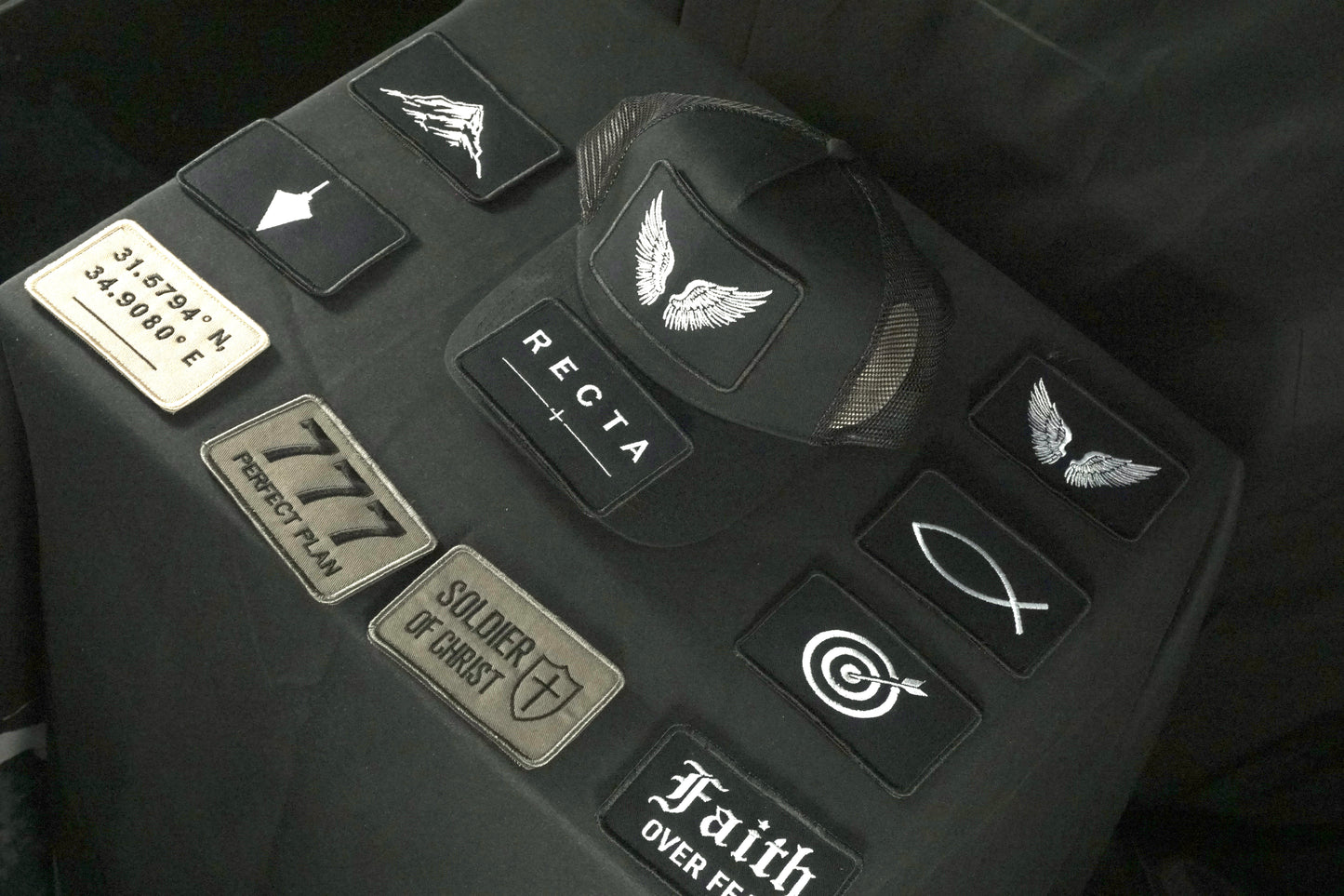 Project 001 Velcro Cap – Black
