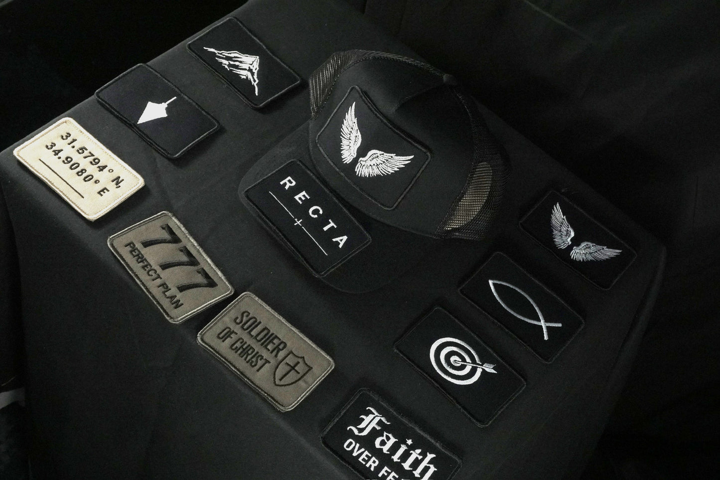Project 001 Velcro Cap – Black
